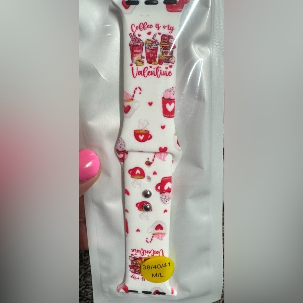NEW Valentine coffee watch band for apple watch